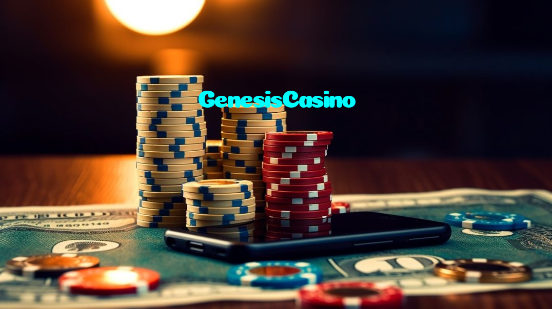 GenesisCasino casino presented on mobile device in Pakistan with slots and live games