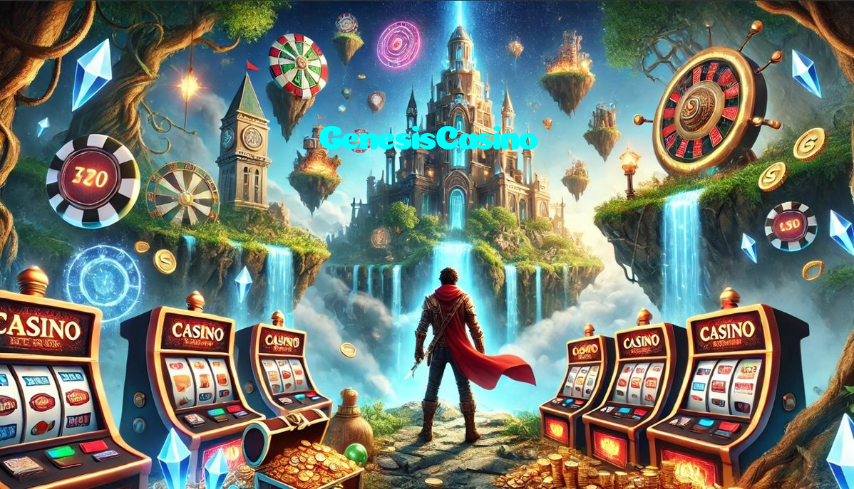 GenesisCasino casino presented on mobile device in Pakistan with slots and live games